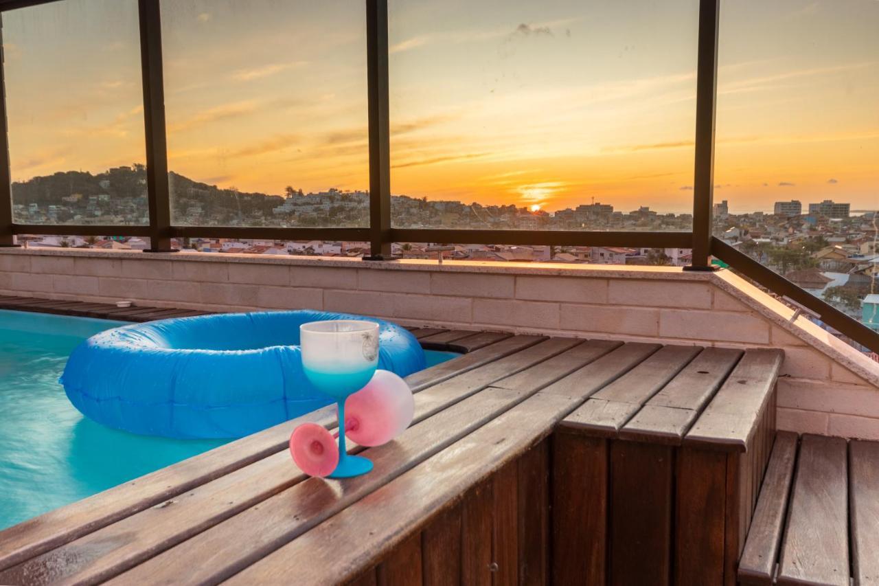 Cobertura Pe Na Areia Com Piscina Privativa E Vista Mar Na Praia Dos Anjos, Arraial Do Cabo, Para Ate 8 Pessoas Eksteriør bilde